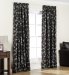 Leaf Print Pencil Pleat Curtains