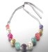 Multi Bead Ribbon Necklace