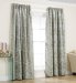 Peony Print Pencil Pleat Curtains