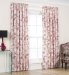 Pure Cotton Handwoven Floral Pencil Pleat Curtains