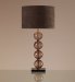 Smoked Glass Balls Collection Table Lamp