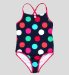 Square Neck Spot Stretch Swimsuit