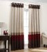 Stripe Trim Eyelet Curtains