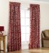 Trailing Leaf Pencil Pleat Curtains