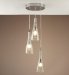 Triple Glass Droplet Ceiling Light