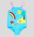 Water Scene Square Neck Swimsuit