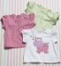 3 Pure Cotton Short Sleeve Hippo T-Shirts