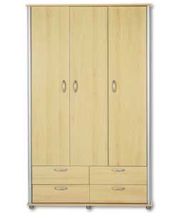 Marlin 3 Door 4 Drawer Robe