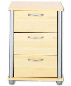 MARLIN 3 Drawer Bedside Chest