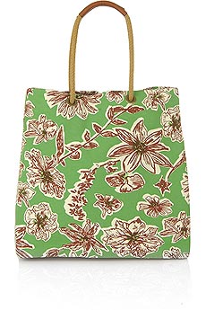 Marni Daisy print canvas tote