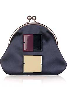 Marni Satin framed clutch