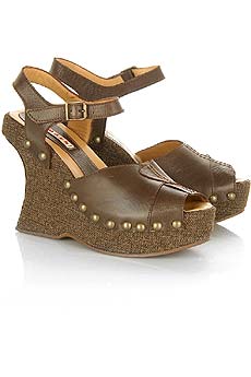 Marni Tweed wedges