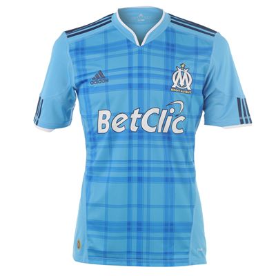 Marseille Adidas 2010-11 Olympique Marseille Adidas Away Shirt