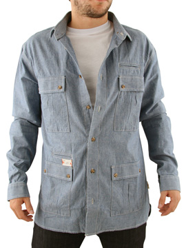 Light Indigo Chambray Over Shirt