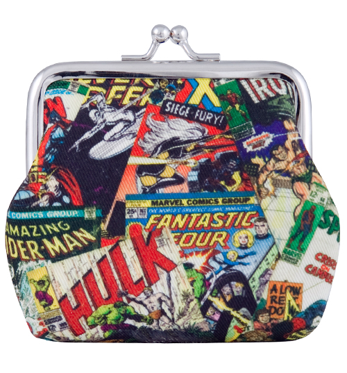 Comics Characters Clip Purse