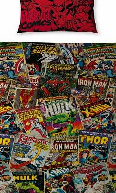 Marvel Comics Duvet Cover Set - Single