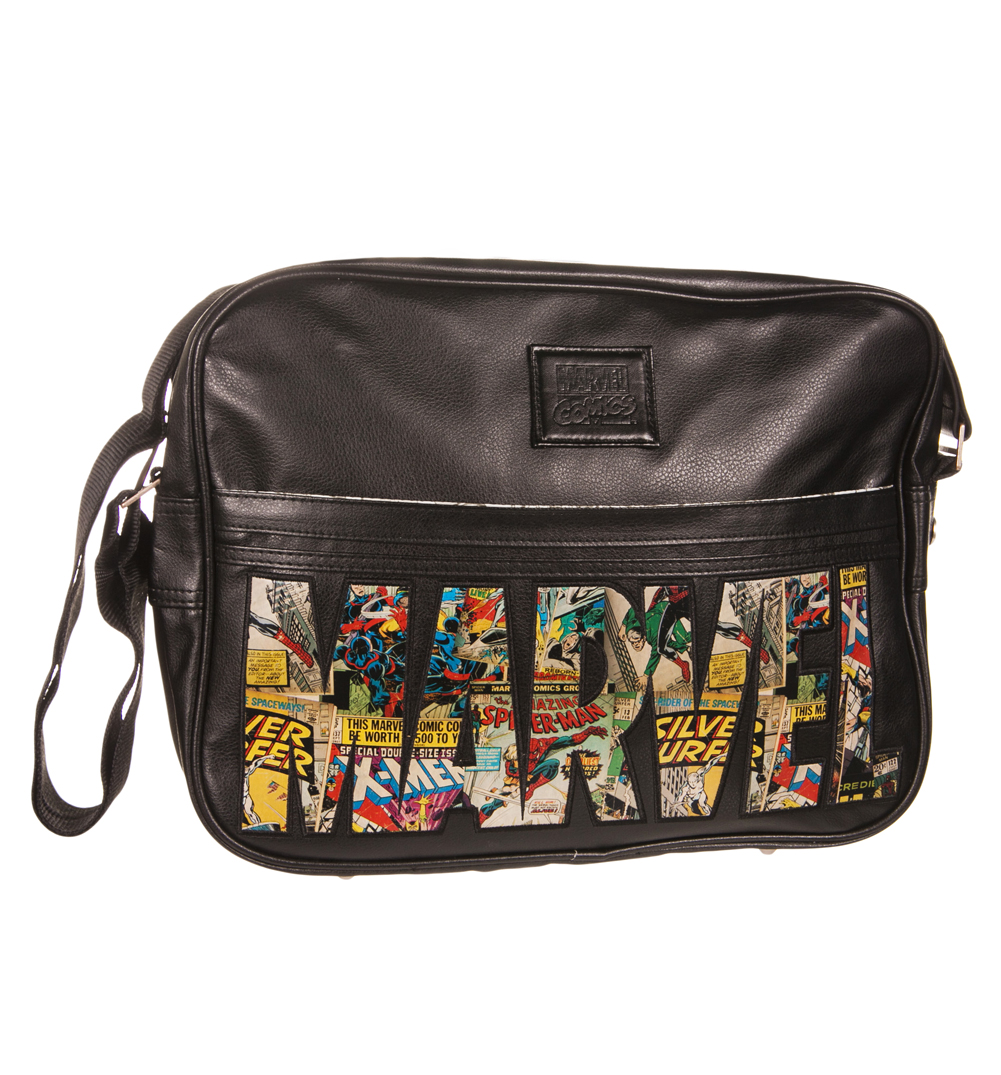 Marvel Comics Logo Messenger Bag