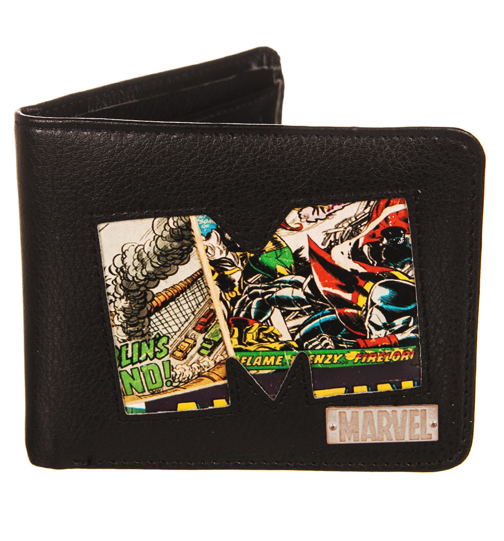 Comics Logo Wallet With Print