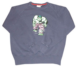 THE INCREDIBLE HULK print sweatshirt