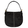 Maschera Leather and Suede Handbag