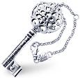 Masini Clavis - Birth Sterling Silver Keychain