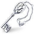 Masini Clavis - Wedding Sterling Silver Keychain
