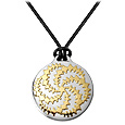 Milk Hill - Crop Circle Stainless Steel Pendant