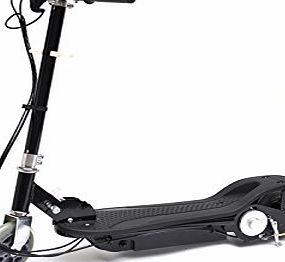 massG� Rechargable 2 Wheeled 120W Electric Scooter Long Rechargable Battery Life Rev And Go Toy Safe Stylish- Black