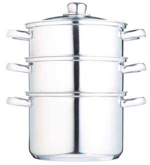 Kitchen Craft Clearview 3 Tier 20cm Steamer