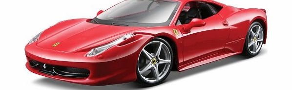 Mastio Ferrari 458 Italia Diecast Model Car Kit (Colours May Vary)