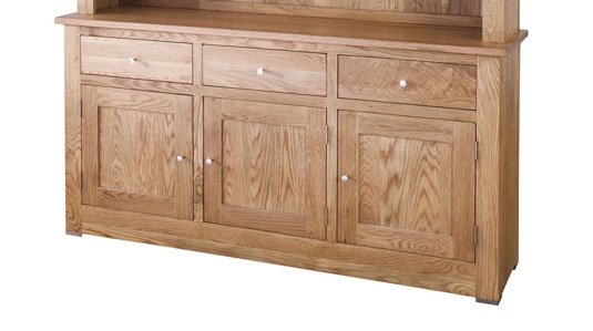 3 Door 3 Drawer Dresser Base/Sideboard