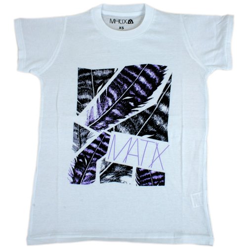 Matix Ladies Matix Feathered Tee White