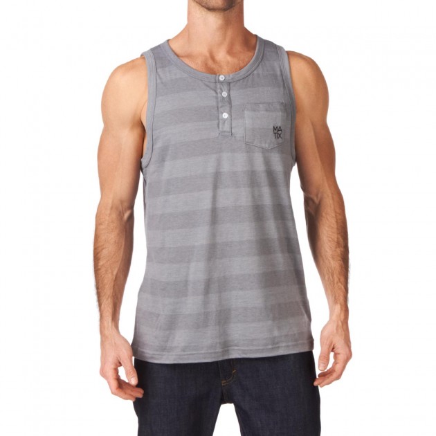 Mens Matix Duotone Henley Pocket T-Shirt -