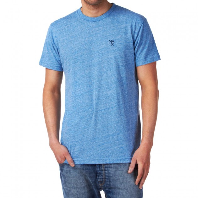 Mens Matix Monostack Crew T-Shirt - Tri Royal