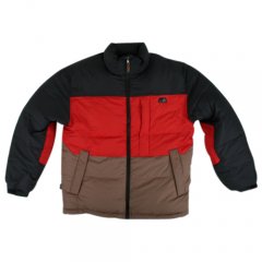 Mens Matix Telemetry Goosedown Jacket Black red