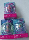 mattel Barbie Fairytopia - 3 Small Sea Pixies Necklace