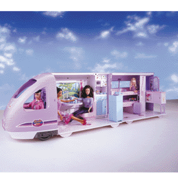 Mattel Barbie Train Travel