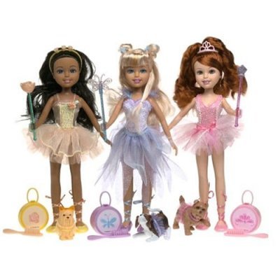 mattel BARBIE WEE FRIENDS DANCE SET 3 DOLLS