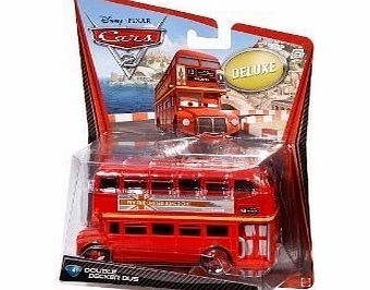 Mattel Disney Pixar Cars 2 Oversize Deluxe Diecast - Double Decker Bus