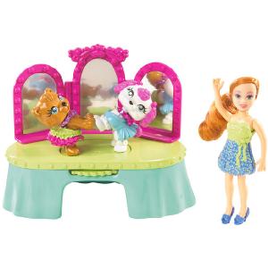 Mattel Polly Pocket Lea Sparklin Pets Playset