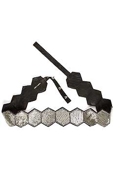 Hexagonal Beaded Belt