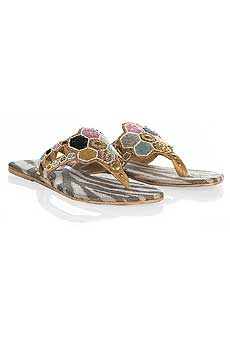 Matthew Williamson Honeycomb Thong Sandals