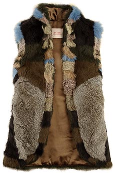 Matthew Williamson Patchwork lapin gilet