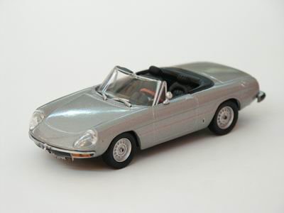 Maxi Car 1:43 SCALE ALFA ROMEO SPIDER 2000 VELOCE - METALLIC SILVER