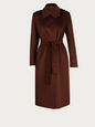 MAXMARA COATS DARK BROWN 6 UK STU-U-MABEL