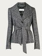 MAXMARA JACKETS GREY 8 UK MAX-U-SPALATO