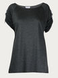 MAXMARA TOPS GREY L MAX-T-GENTE