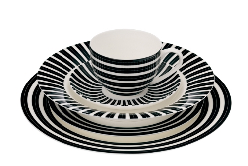 Cashmere Allegro Noir 20 Piece Dinner Set