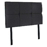 King Headboard, Black Damask