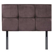 King Headboard, Steel Faux Suede